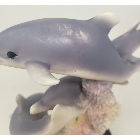 Dolphins and Sea life Statue Display Decoration - Rose Collections 12.5" - Picture 8 of 10
